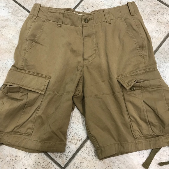Abercrombie & Fitch Other - A&F Mens Khaki Classic Cargo Shorts Size 30